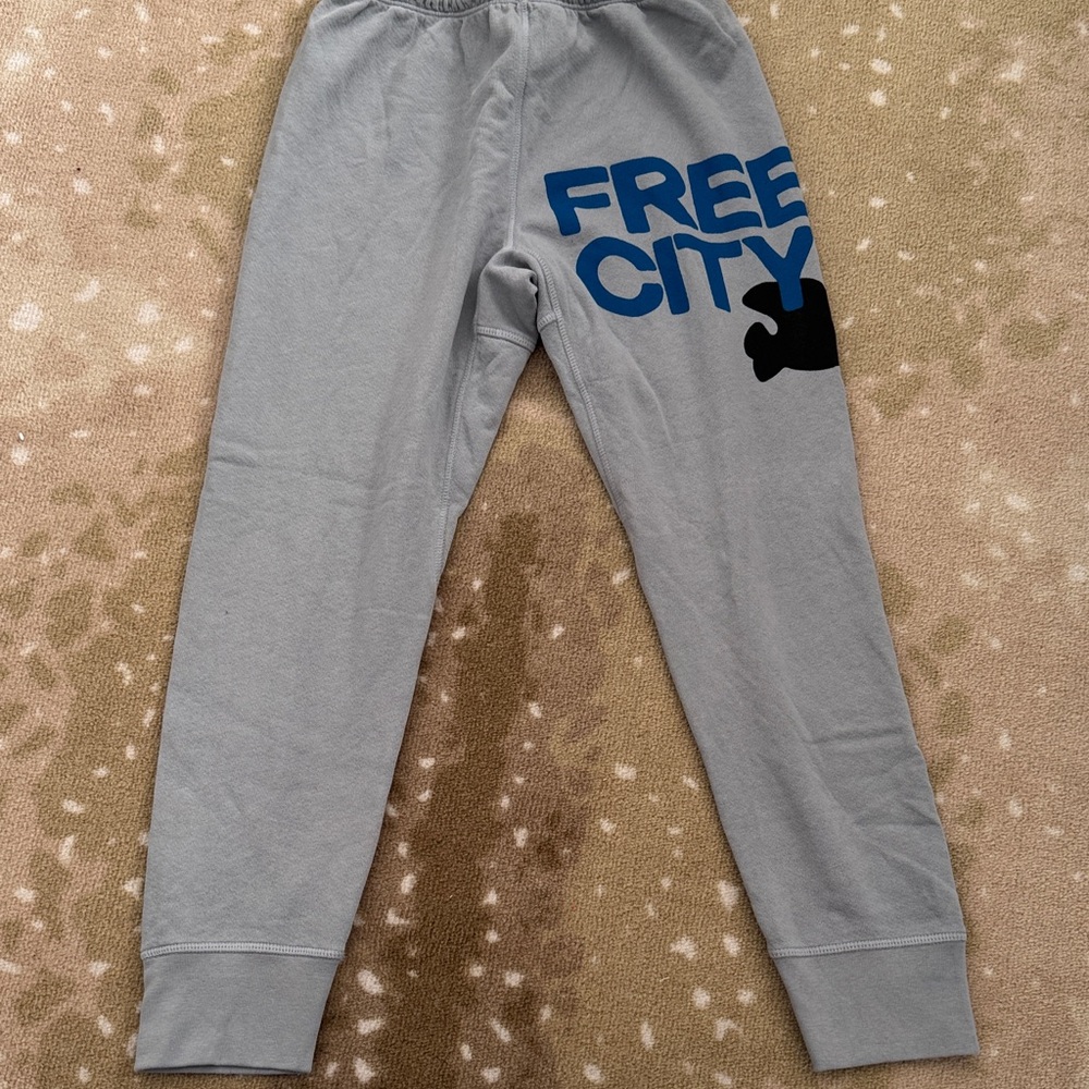 freecity Kids Blue and Gray Joggers